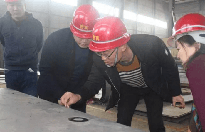 歡迎周南高速宋總，張經理，張部長來偉志鋼模板公司參觀考察偉志鋼模板