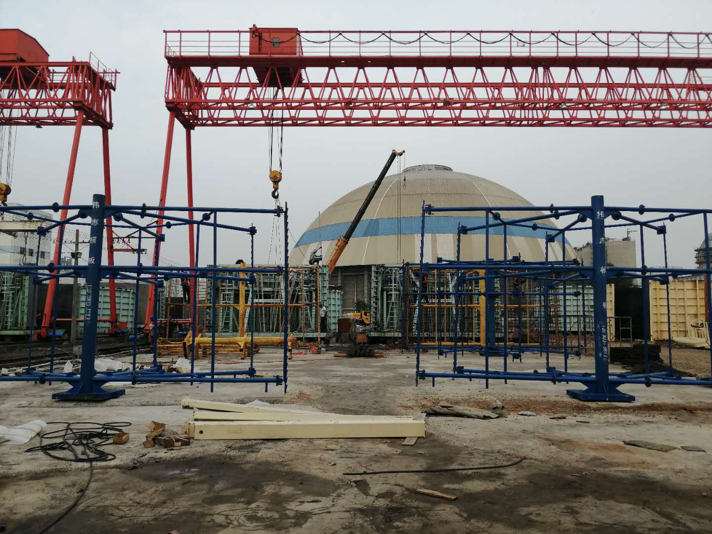 風(fēng)機(jī)胎具現(xiàn)場